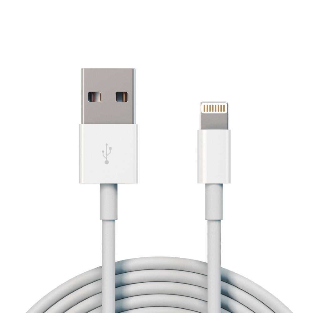 Certified Lightning Cable + Dual USBA/C 18W Car Adapter Combo