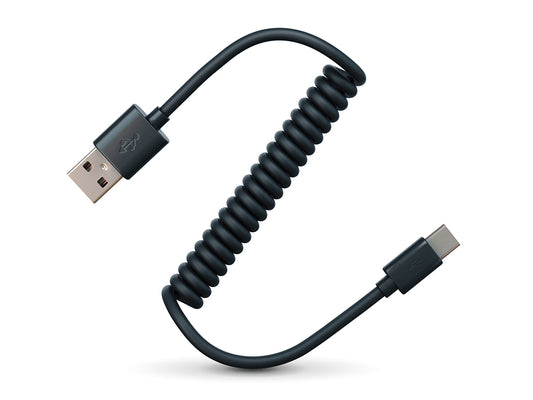 Coiled USB-C Cable